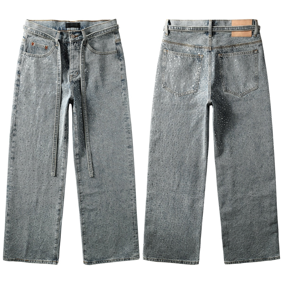 Purple Brand Rhinestone Jeans 5