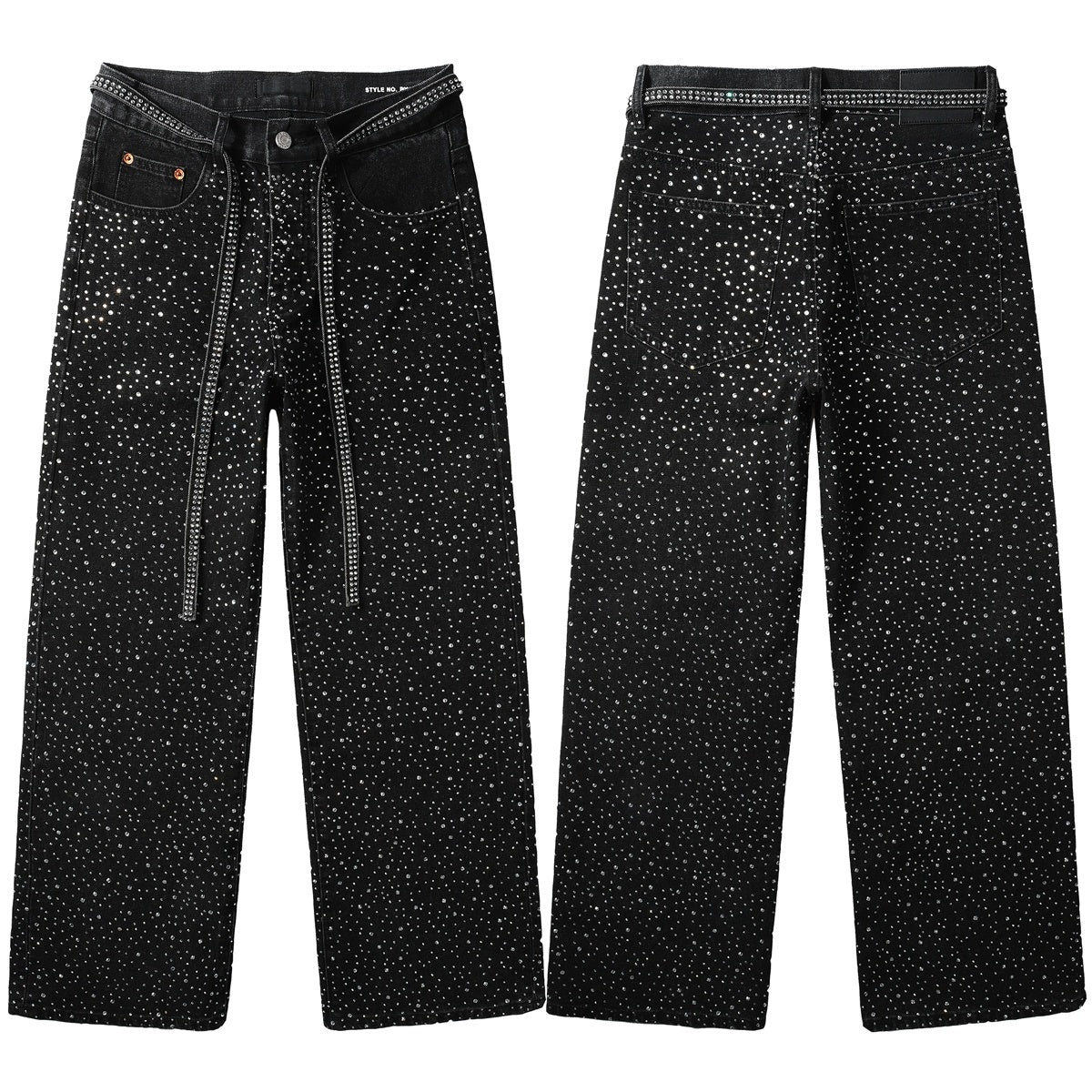 Purple Brand Rhinestone Jeans