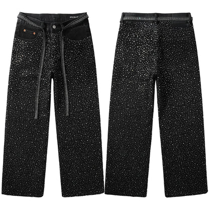Purple Brand Rhinestone Jeans