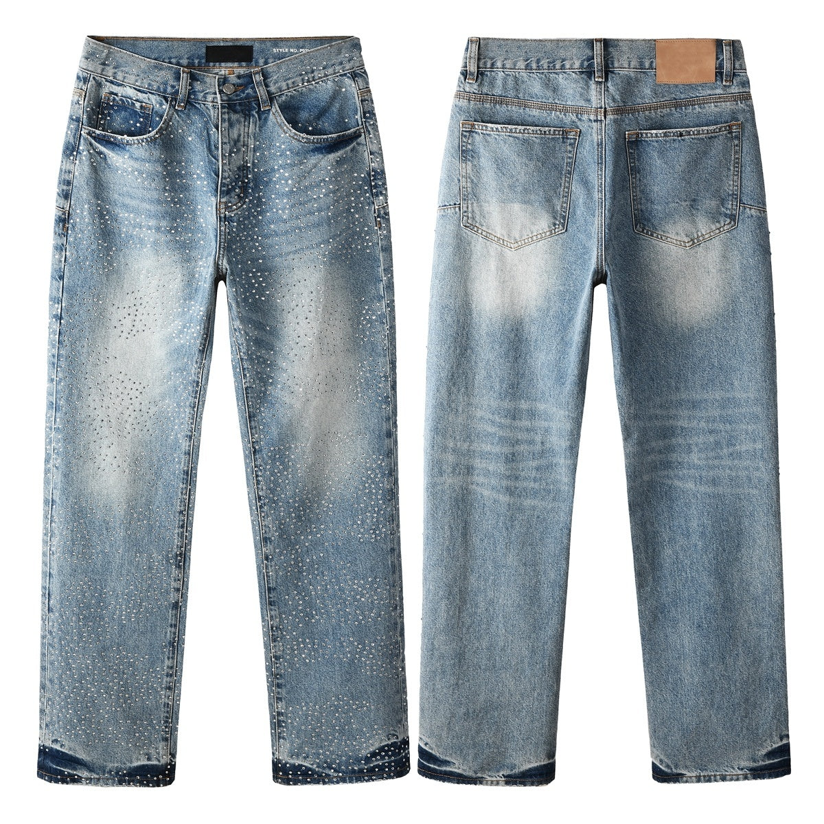 Purple Brand Rhinestone Jeans 2