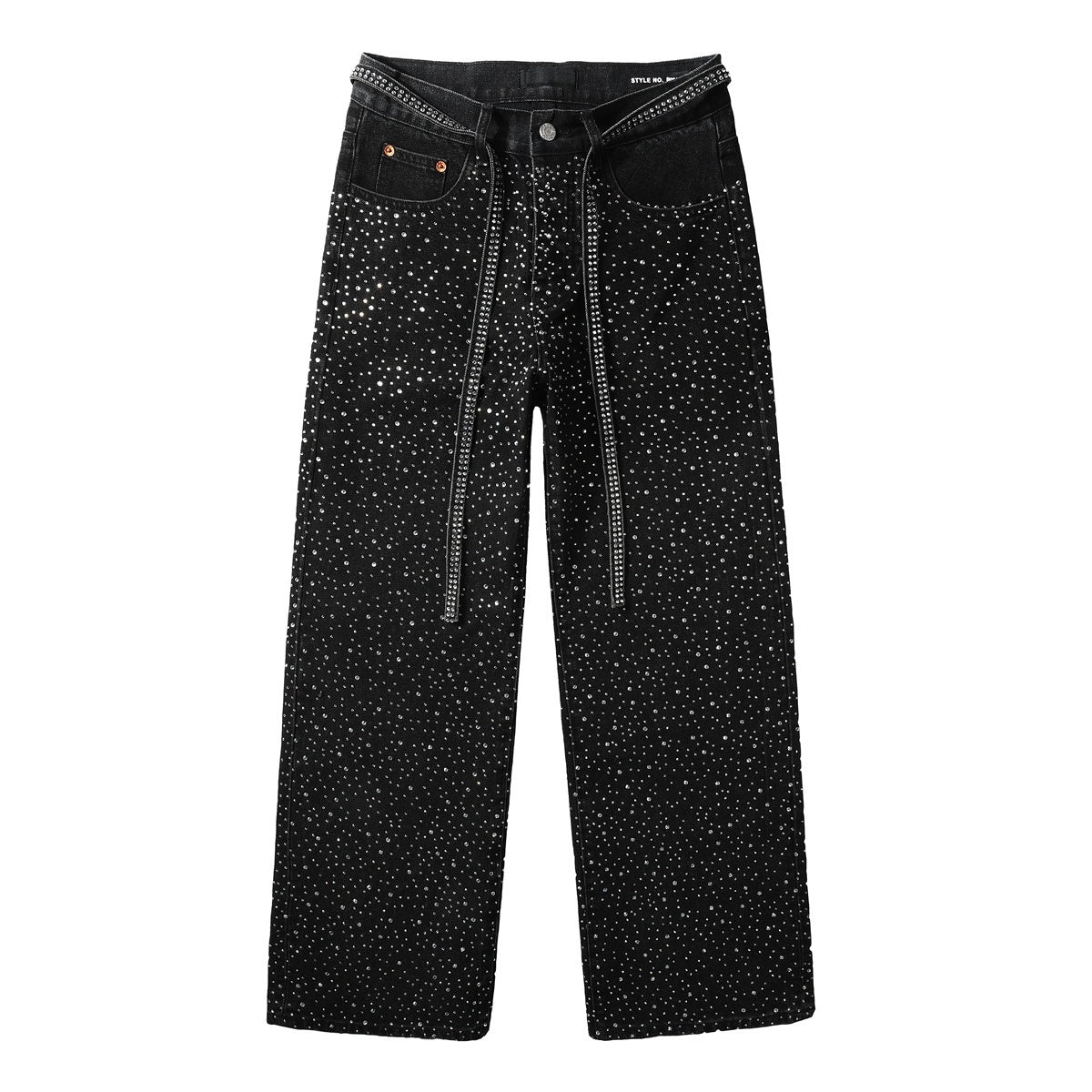 Purple Brand Rhinestone Jeans