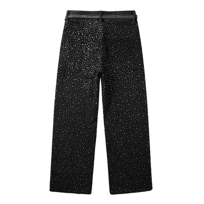 Purple Brand Rhinestone Jeans